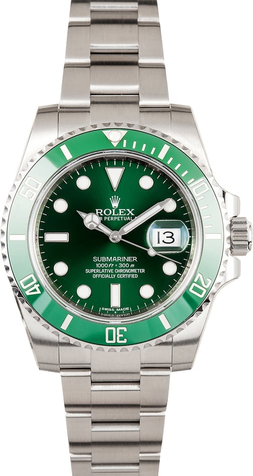 pre owned rolex hulk