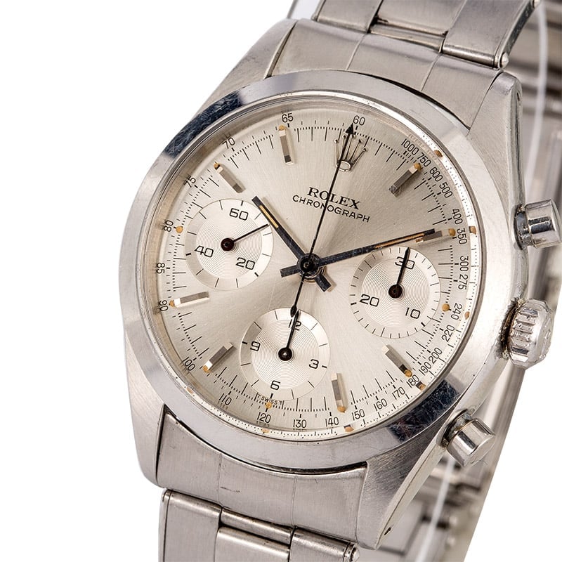 Vintage 1965 Rolex Pre-Daytona 6238 Silver Dial