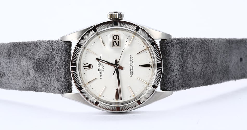 Genuine Rolex Date 1501 White Index Dial