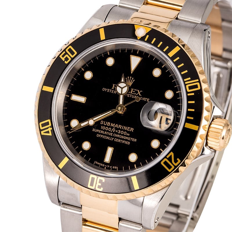 115627 Men's Rolex Submariner 16613 Two-Tone
