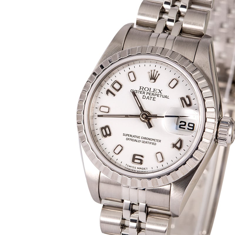 Rolex Ladies Date 79240 White Dial