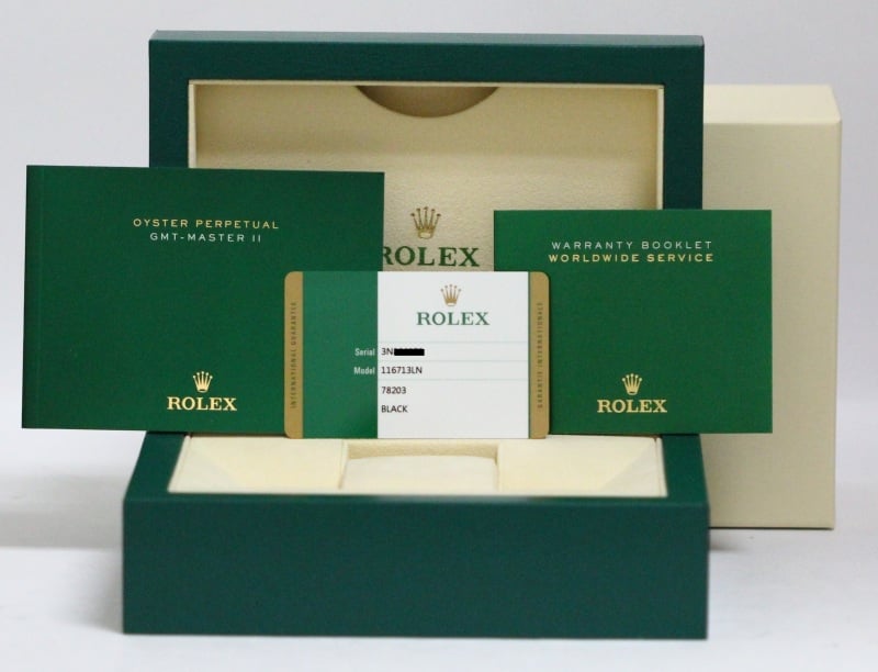 Rolex GMT-Master II 116713 Factory Stickers