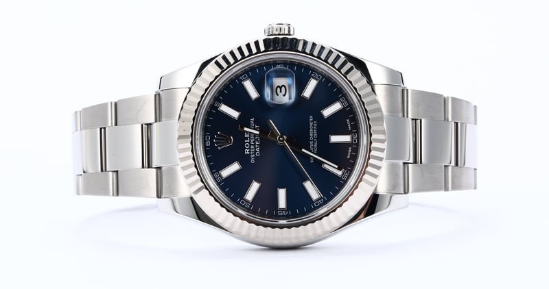Rolex Datejust II 116334BLSO Blue Dial