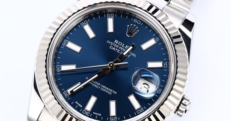 Rolex Datejust II 116334BLSO Blue Dial