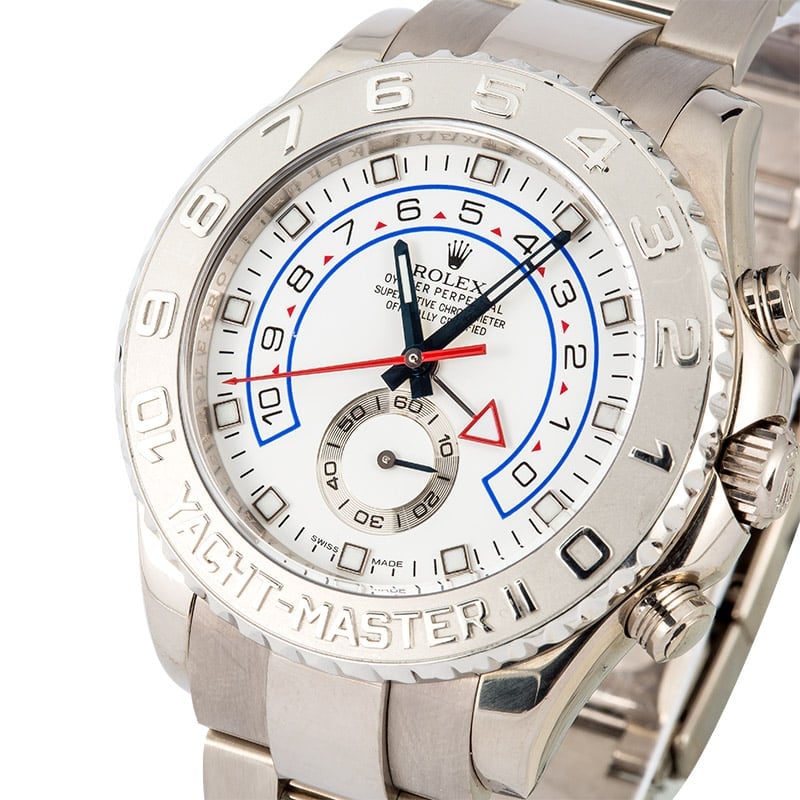 Pre Owned Rolex Yacht-Master II Ref 116689 White Gold