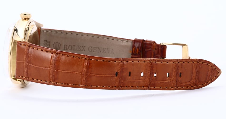 Rolex President 1803 Brown Leather Rolex Strap