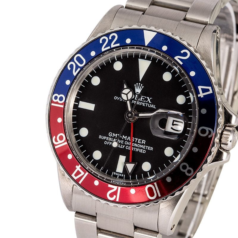 Men's Vintage Rolex GMT-Master 1675 "Pepsi"