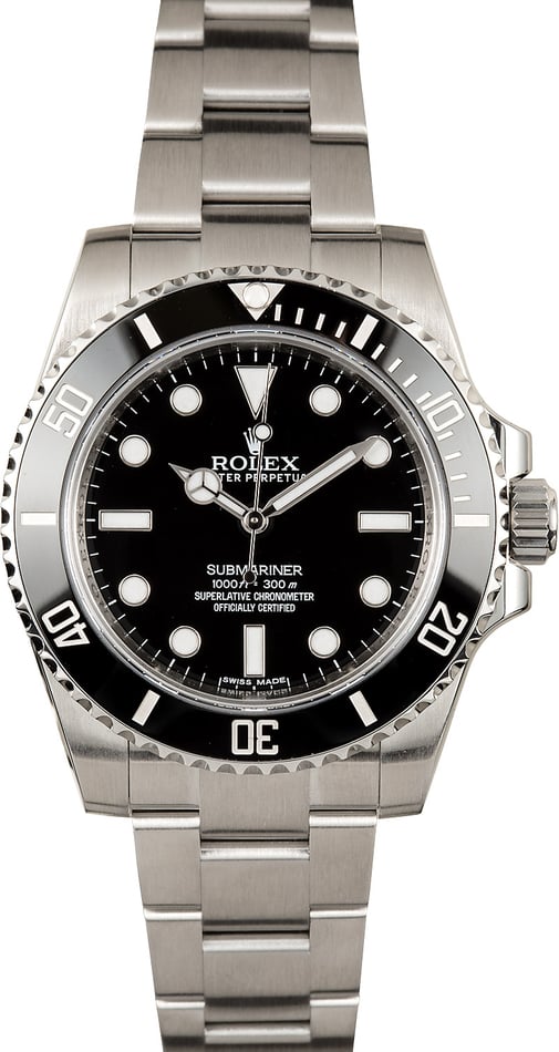 Rolex Submariner 114060 Certified Pre-Owned Men's Watch