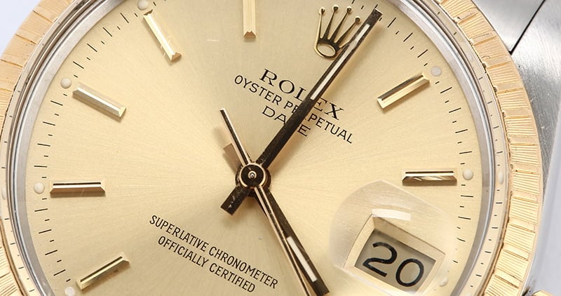 Rolex Date 15053 Two Tone Oyster Bracelet