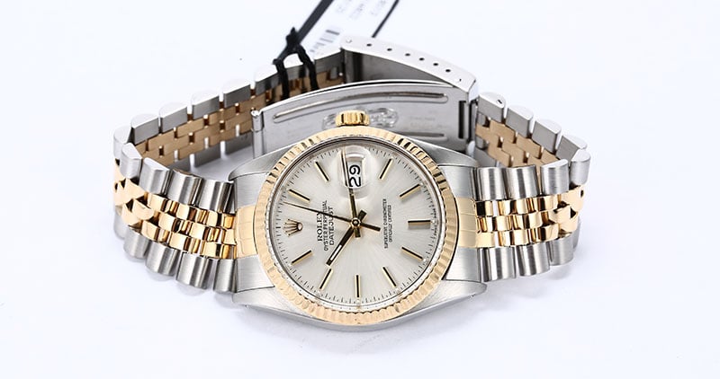 Pre-Owned Rolex Datejust 16013 Fluted Bezel