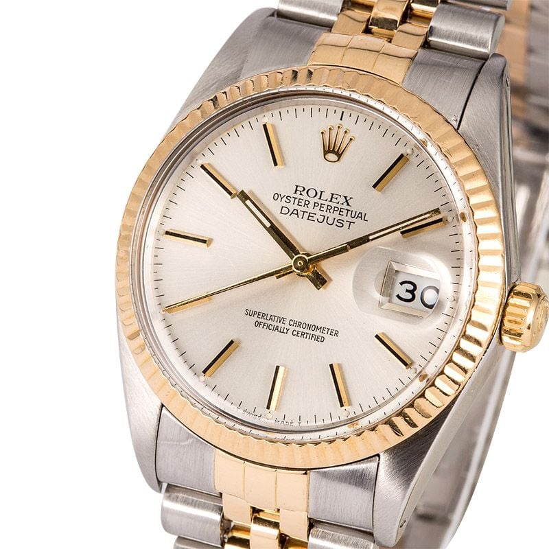 Pre-Owned Rolex Datejust 16013 Fluted Bezel