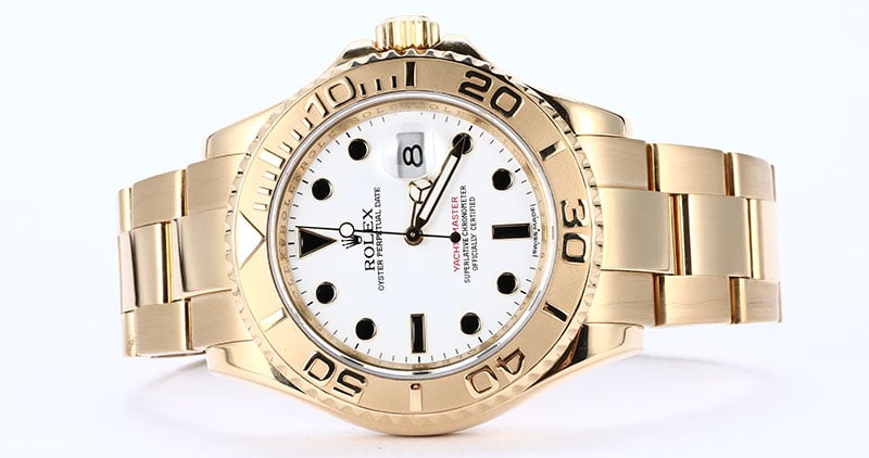 Rolex Yacht-Master 16628 18k Yellow Gold Oyster Band