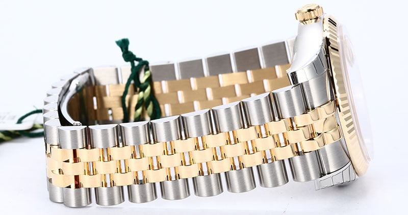 ダッフィー Rolex Datejust 36 116233-SVCAFJ Silver Concentric Arabic