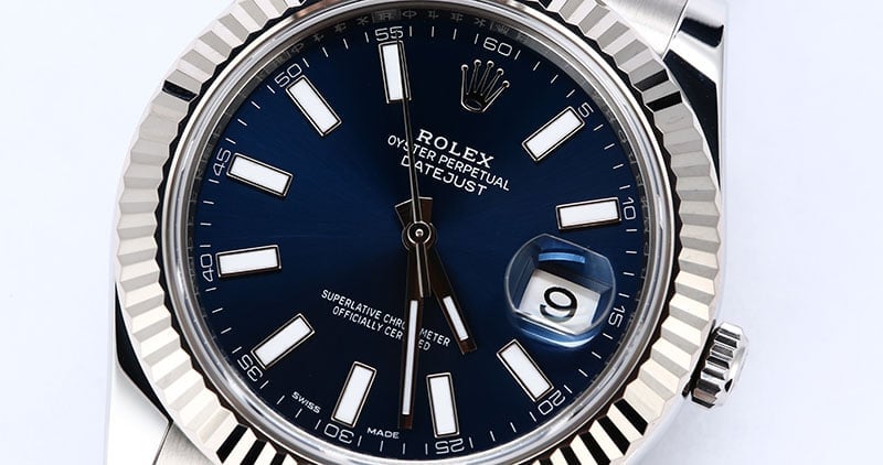 Rolex Datejust II 116334 Blue Luminescent Dial