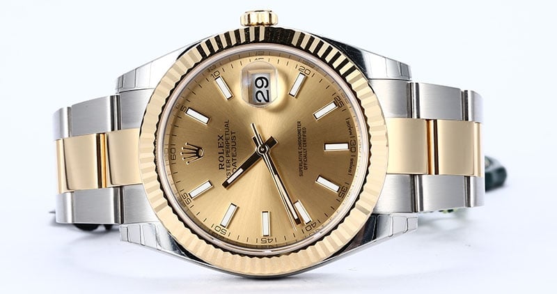 Factory Stickers Rolex Datejust 126333 Two-Tone Oyster