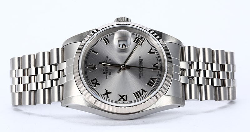 Pre-Owned Rolex Datejust 16234 Silver Roman Dial