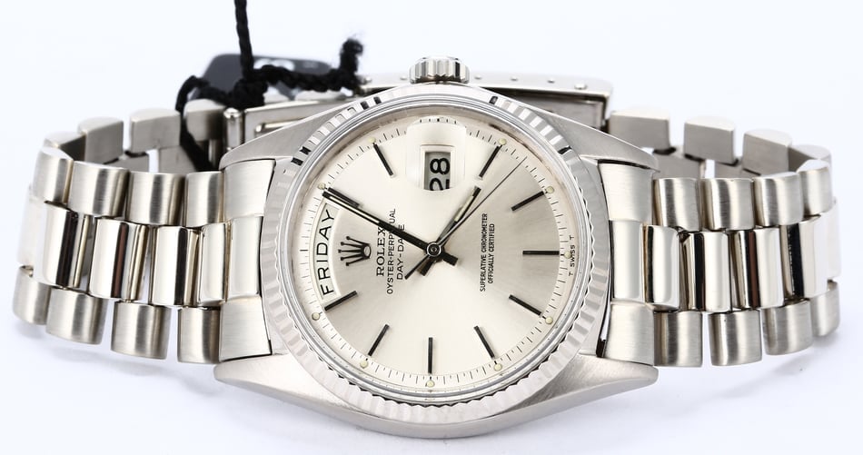 Vintage Rolex Day-Date 1803 White Gold President