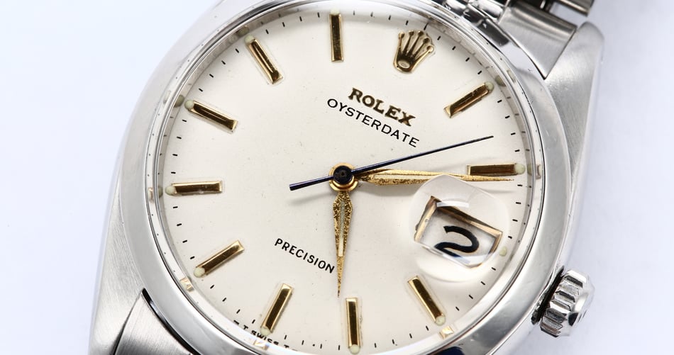 Rolex Oyster Date 6694 Silver Dial TT