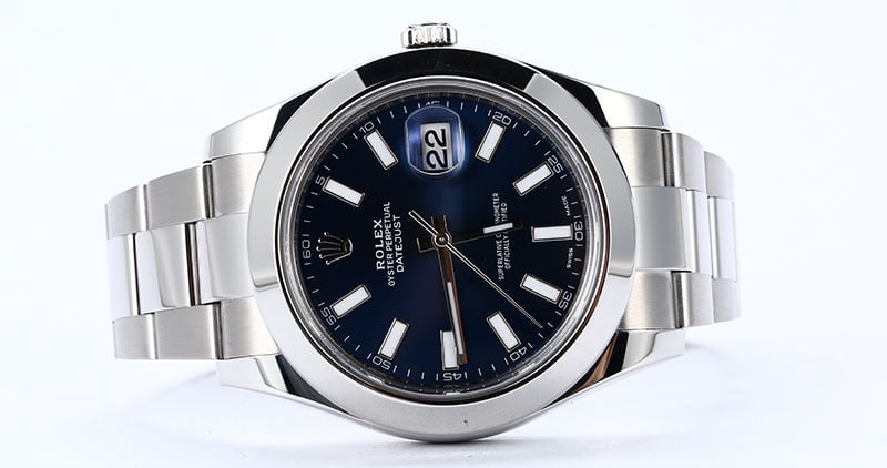 Rolex Datejust 116300 Blue Luminescent Dial