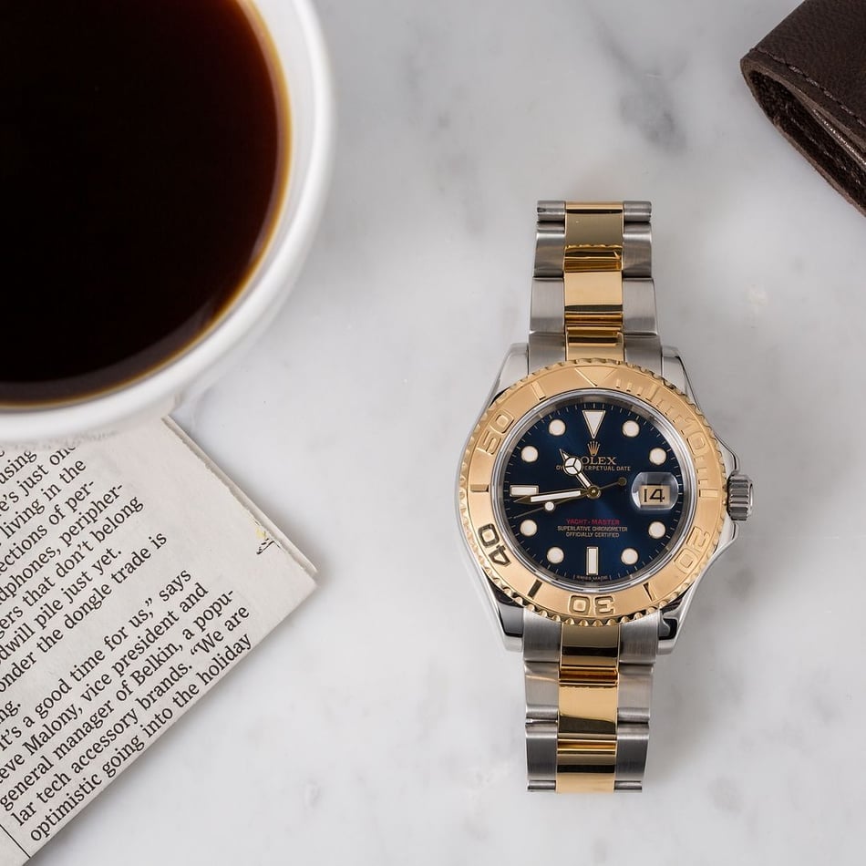 Rolex Yacht-Master 16623 Blue Dial Two Tone Oyster