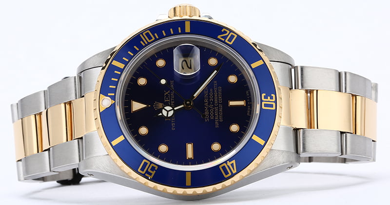 Rolex Submariner 16803 Blue Dial Watch