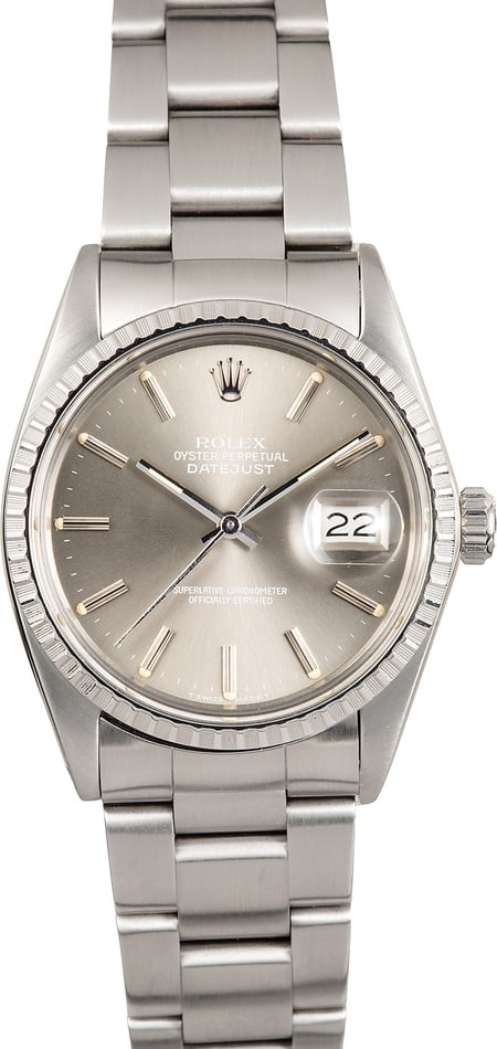 Pre-Owned Rolex Datejust 16030 Slate Dial