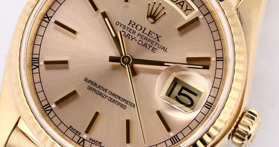 Rolex Presidential 18038 Day-Date Yellow Gold