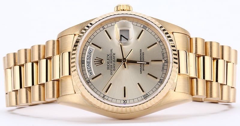 PreOwned Rolex Presidential 18038 Day-Date Yellow Gold