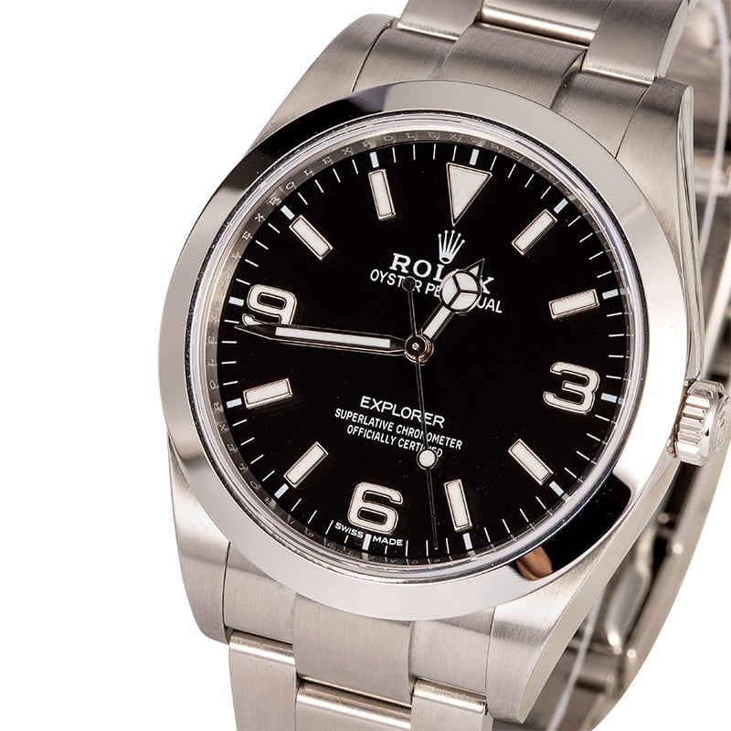 Rolex Explorer 214270 Luminescent Hour Markers
