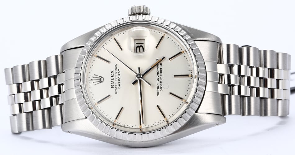 Rolex Datejust 16030 Silver Dial Steel Jubilee