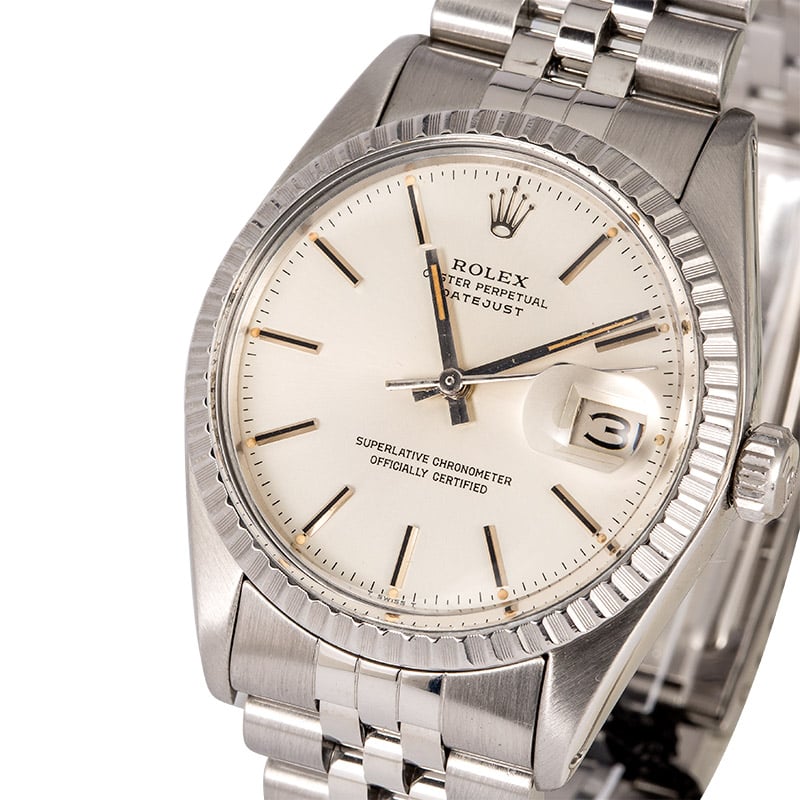 Rolex Datejust 16030 Silver Dial Steel Jubilee