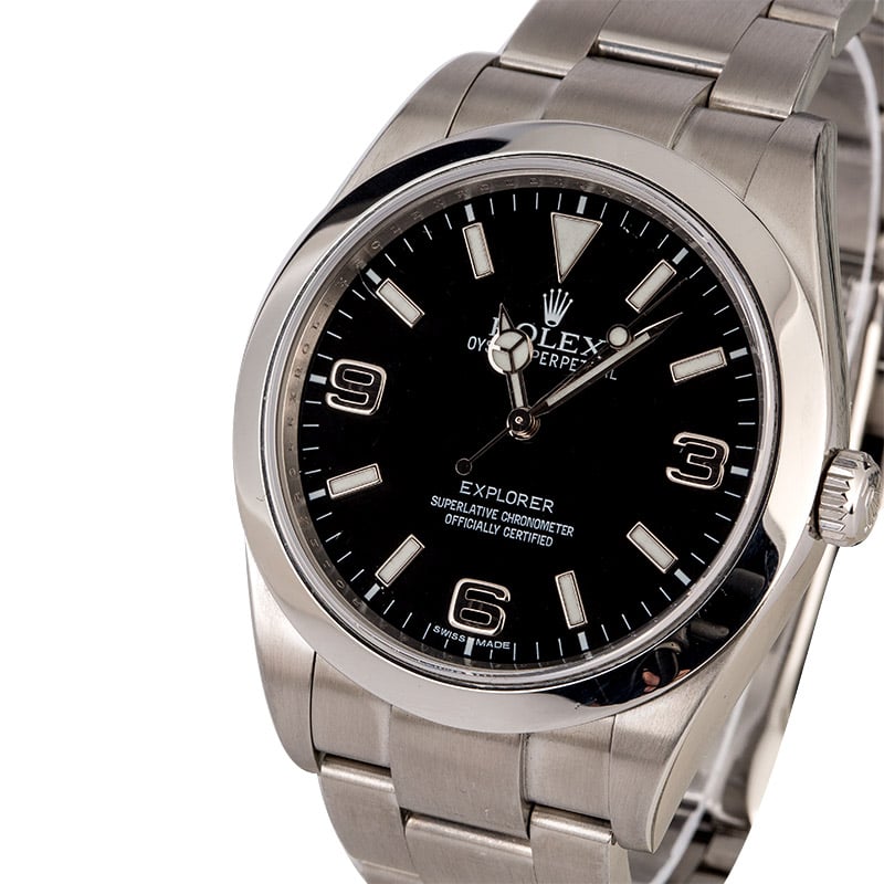 Rolex Explorer 214270 Stainless Steel Band