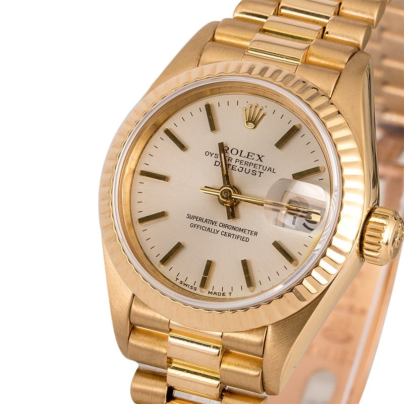 Rolex Lady Datejust 69178 Silver Dial