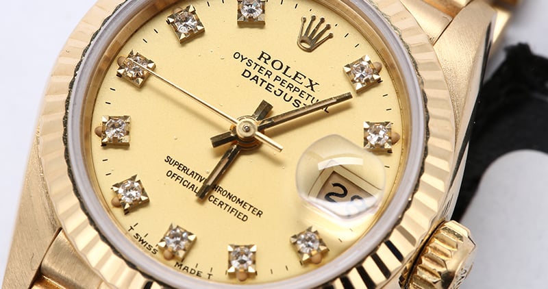 Rolex Lady President 69178 Diamond Dial