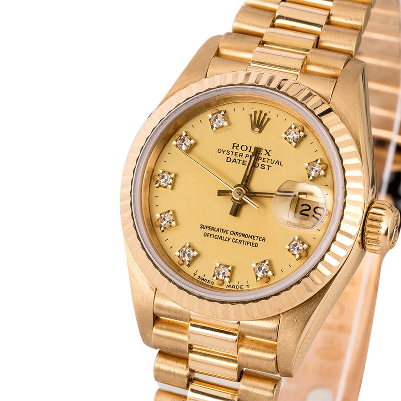 Rolex Lady President 69178 Diamond Dial