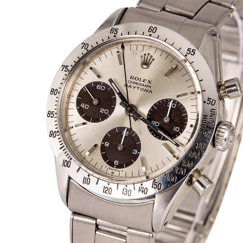 Vintage 1966 Rolex Daytona 6239 Silver Dial