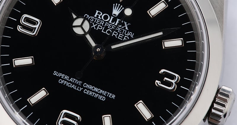 Rolex Explorer 14270 Luminescent Hour Markers