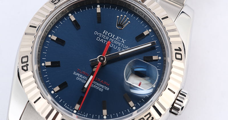 Rolex Datejust 116264 Blue "Turn-o-Graph"