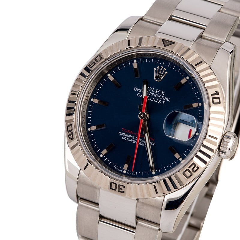 Rolex Datejust 116264 Blue "Turn-o-Graph"