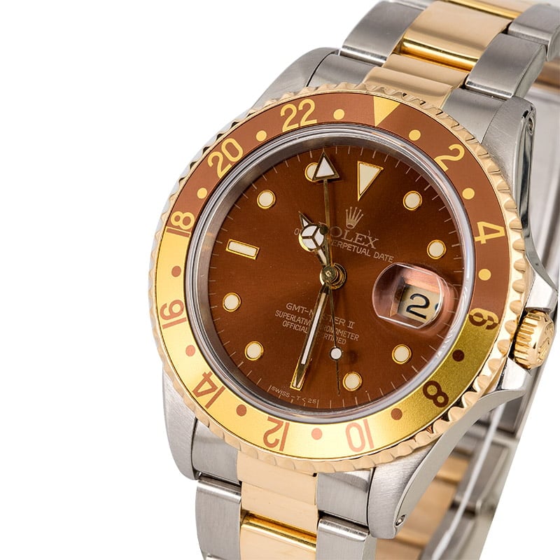 Rolex GMT-Master 16753 'Root Beer' Two Tone Osyter