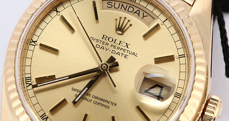 Men's Rolex President 18038 Day-Date Yellow Gold