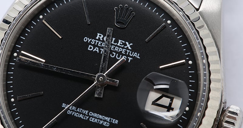 Rolex Datejust 1601 Black Dial TT