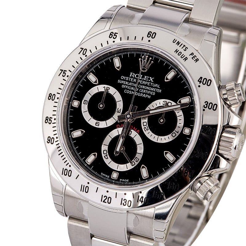 Unworn Rolex Daytona 116520 Black Dial