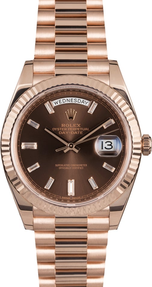 rolex presidential 40mm rose gold