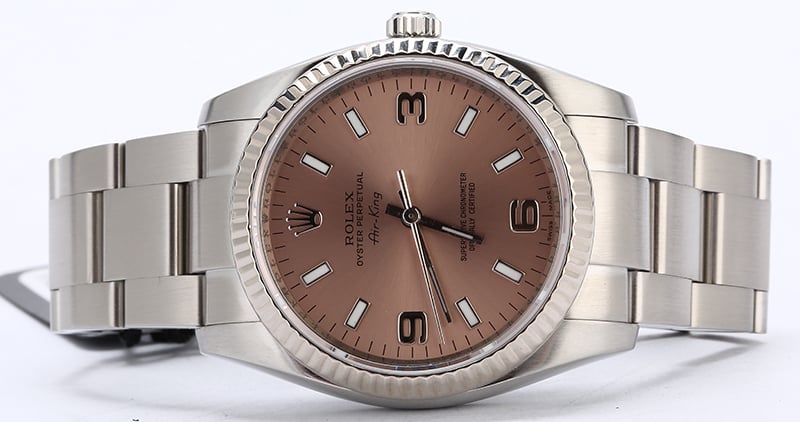 Rolex Air-King 114234 Salmon Dial