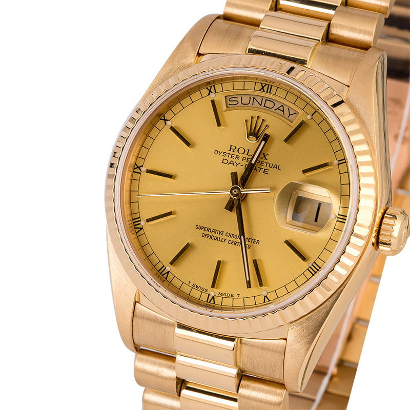 Rolex President 18038 Day-Date Yellow Gold
