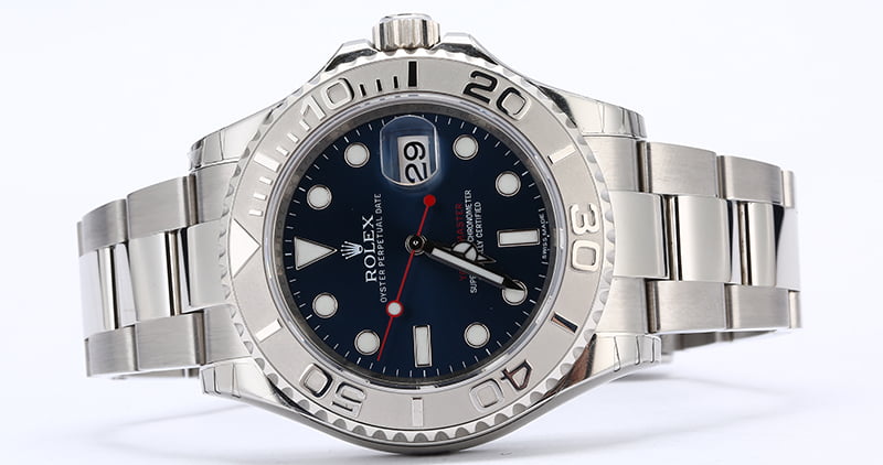 Unworn Rolex Yacht-Master 116622 Blue Dial