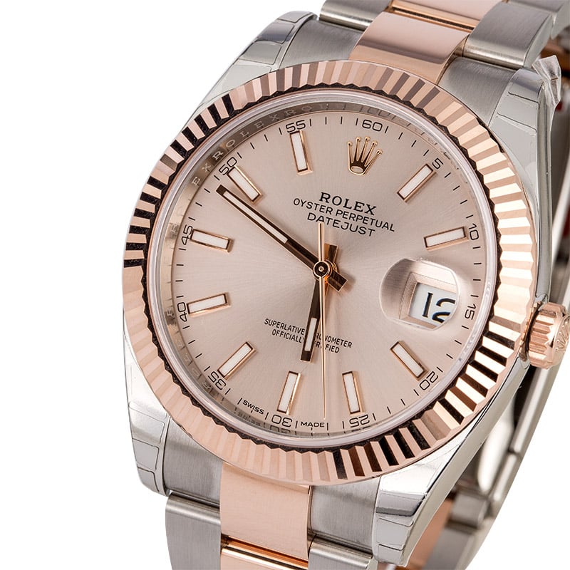 Unworn Rolex Datejust 126331 Two Tone Everose Oyster