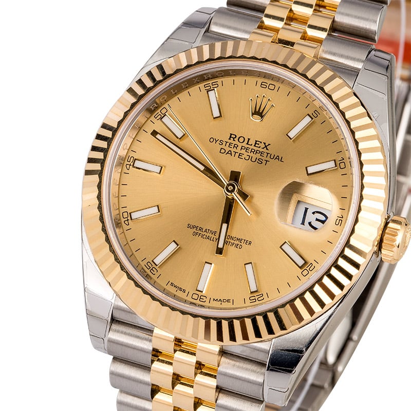 Unworn Rolex Datejust 126333 Champagne Dial