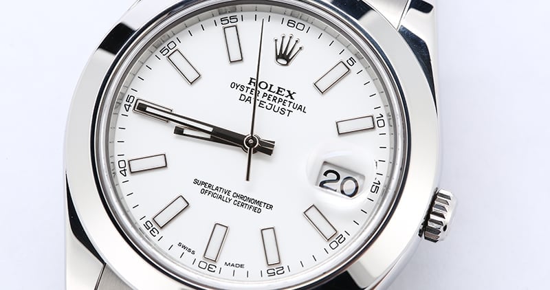 Rolex Datejust II Ref 116300 White Dial